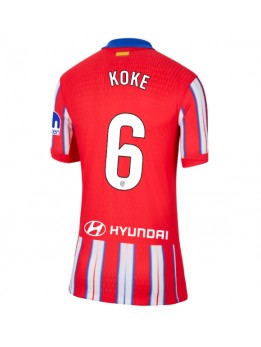 Billige Atletico Madrid Koke #6 Hjemmedrakt Dame 2024-25 Kortermet